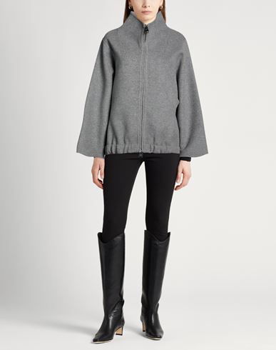 Woman Jacket Grey Size M Wool