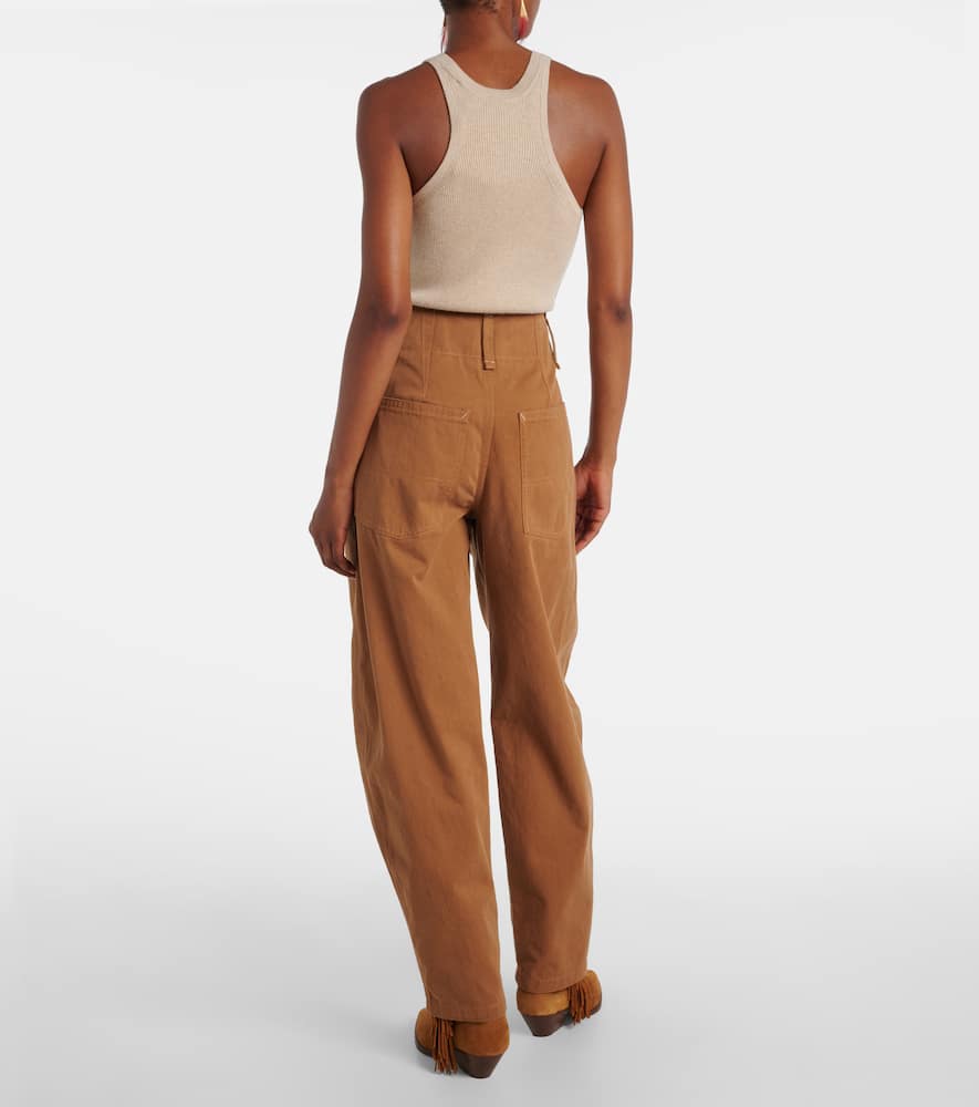 Oumaya barrel-leg jeans