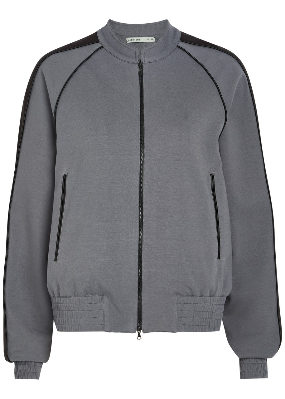 Panelled Jersey Varsity Jacket
