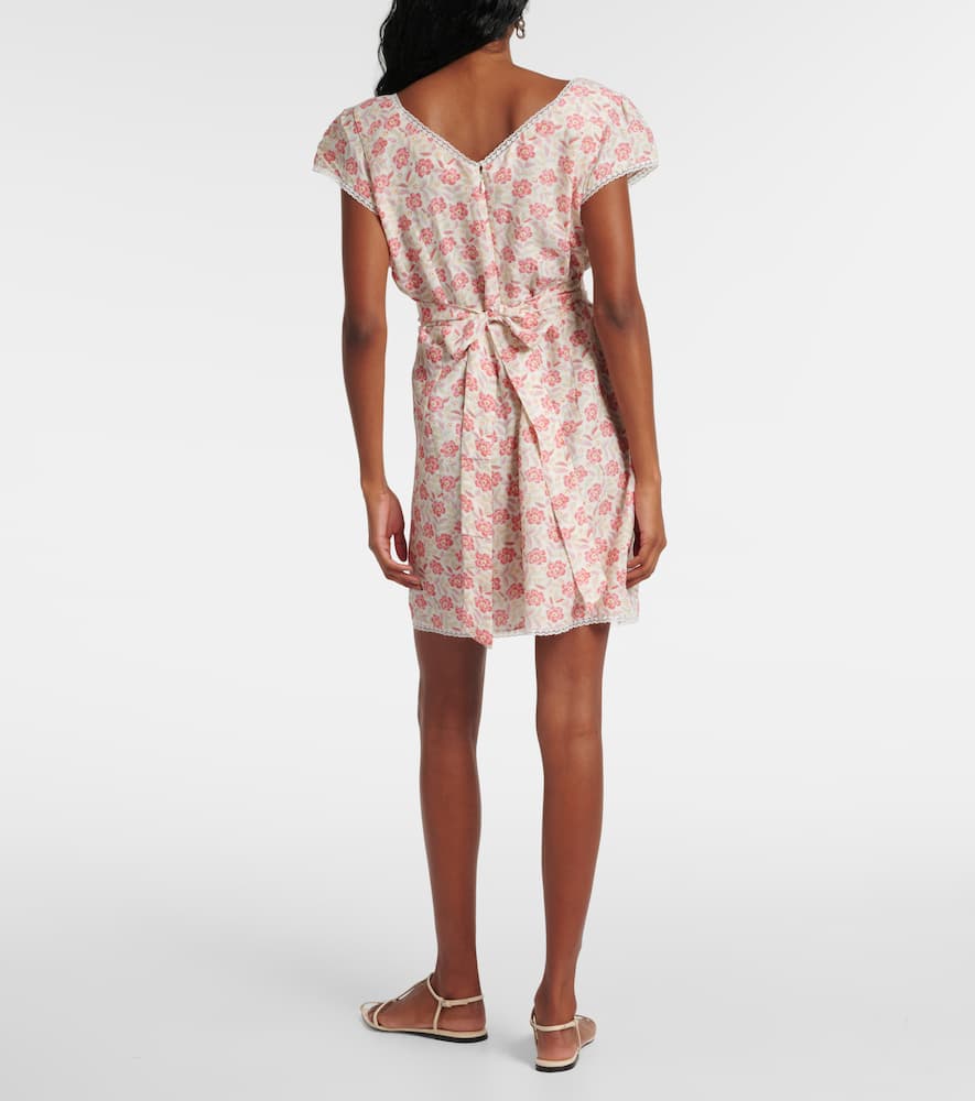 Rixo Alexandra floral minidress