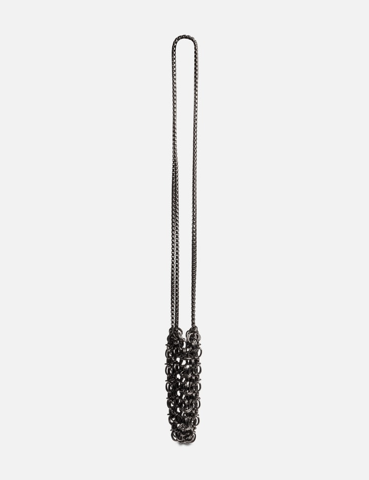 Chainmail Shoulder Bag - Gunmetal