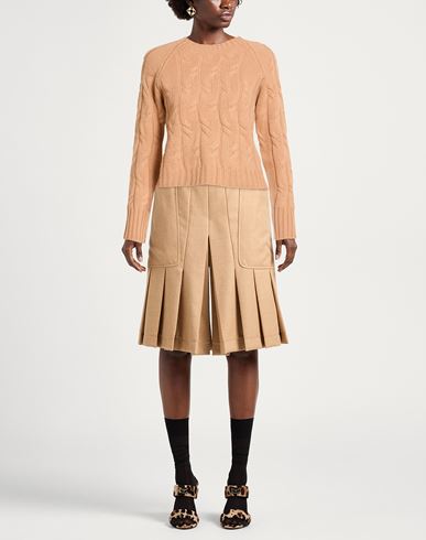 Woman Sweater Camel Size S Cashmere