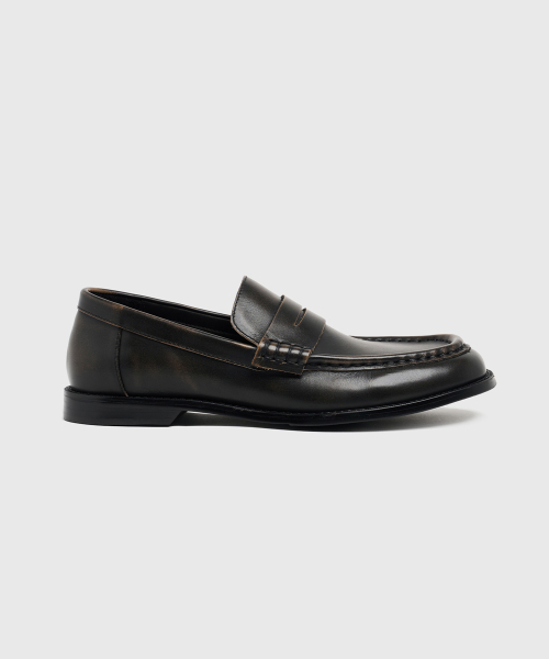 UNIFORM Wide Loafer Vintage Brown