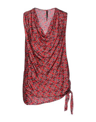 Woman Top Red Size 10 Viscose