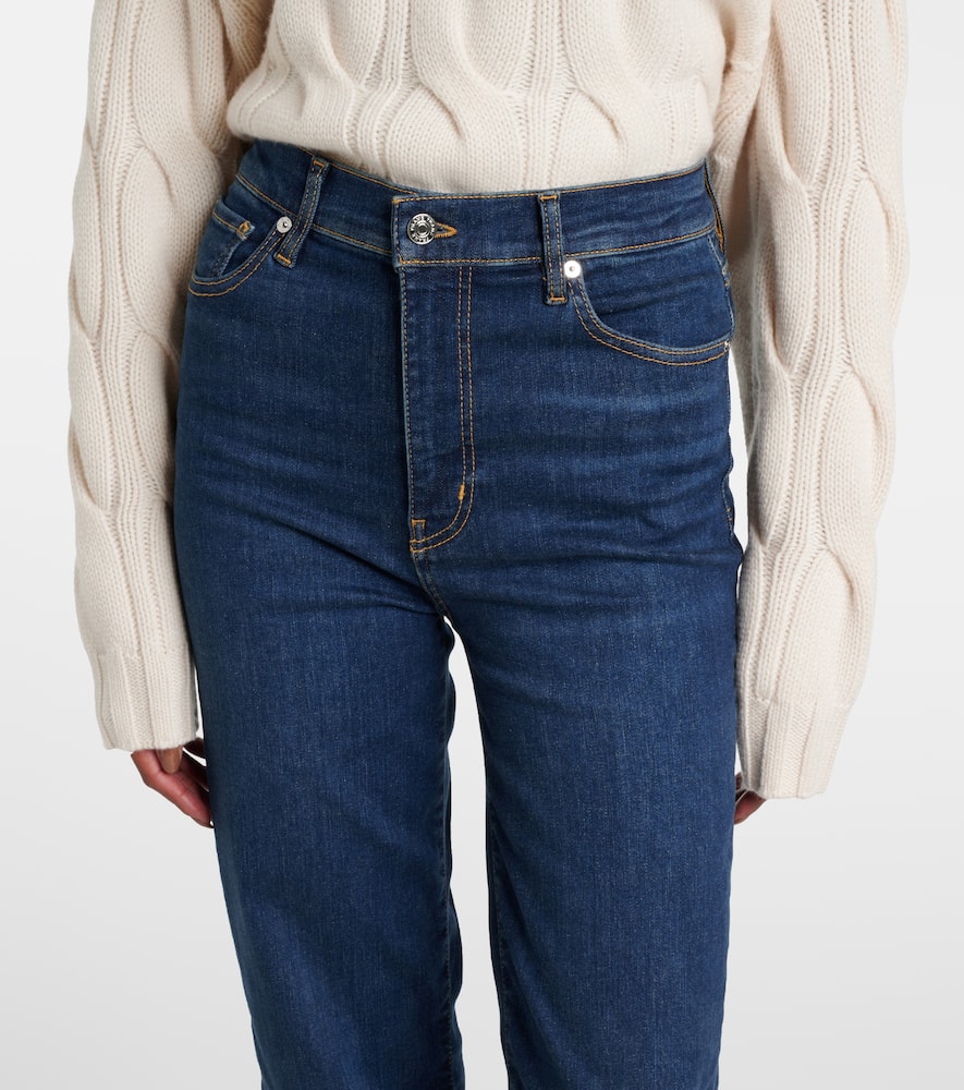Le Sleek high-rise straight jeans