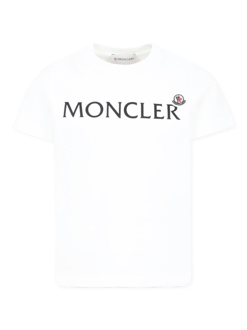 Boys White Logo T-Shirt