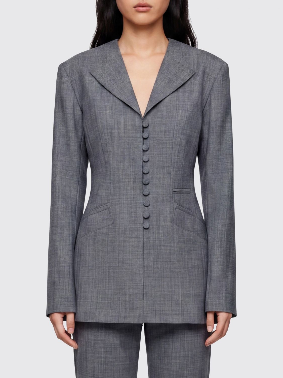 Jacket Woman color Grey