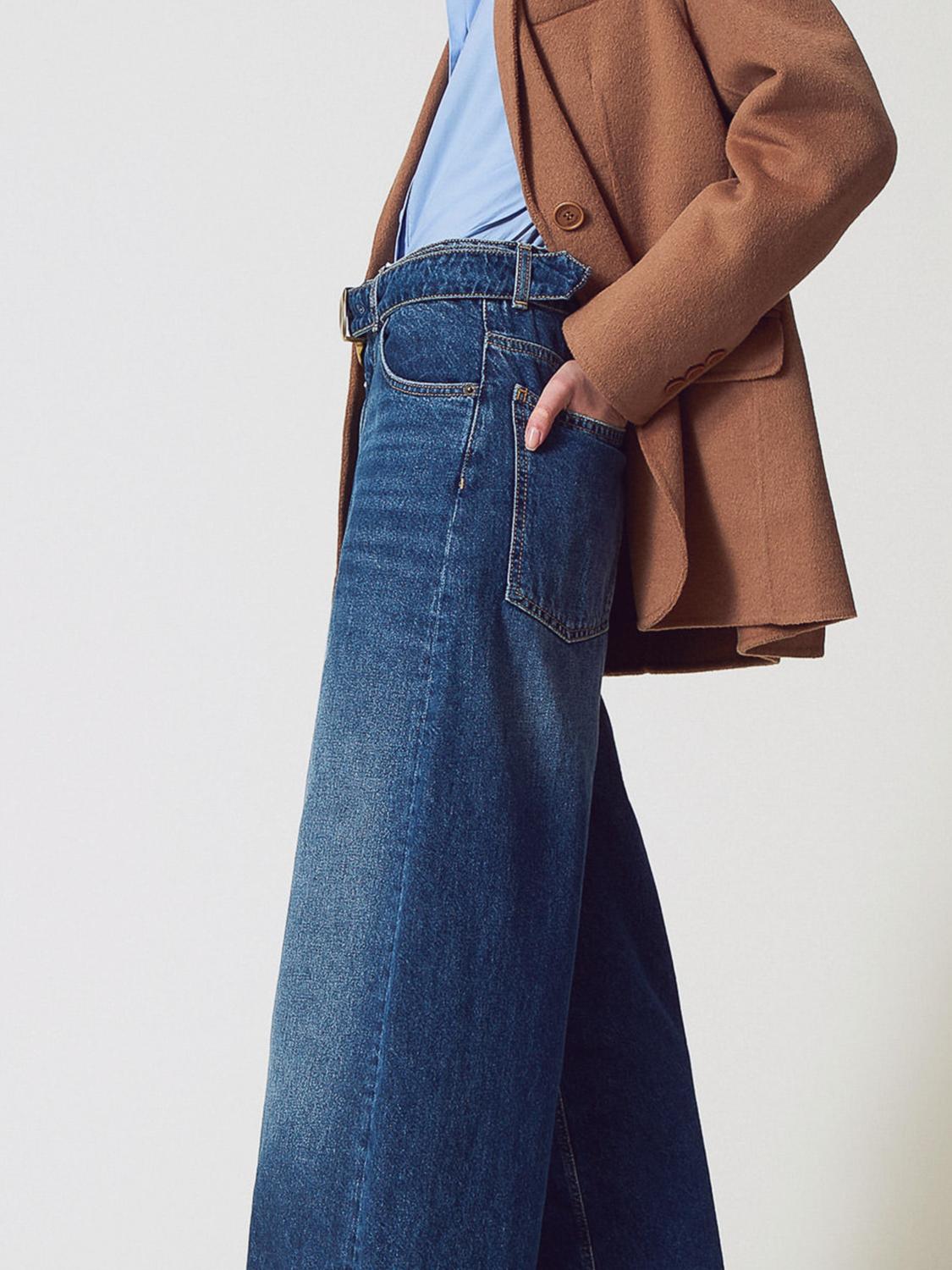 Jeans Woman color Denim