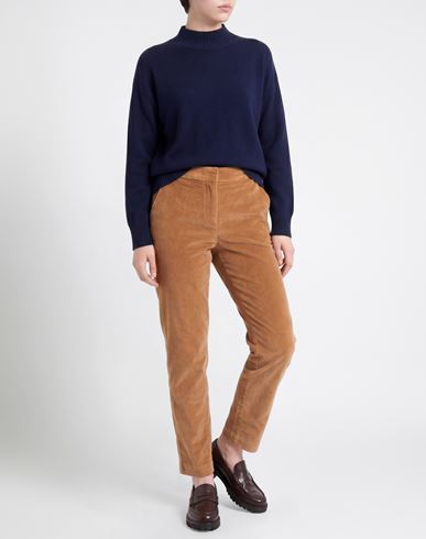 Woman Pants Beige Size 10 Cotton, Viscose, Elastane