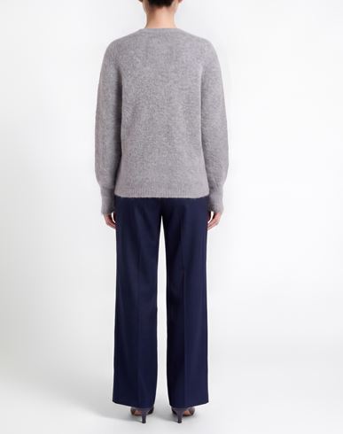 Woman Cardigan Grey Size L Acetate, Polyamide, Mohair wool, Wool, Elastane