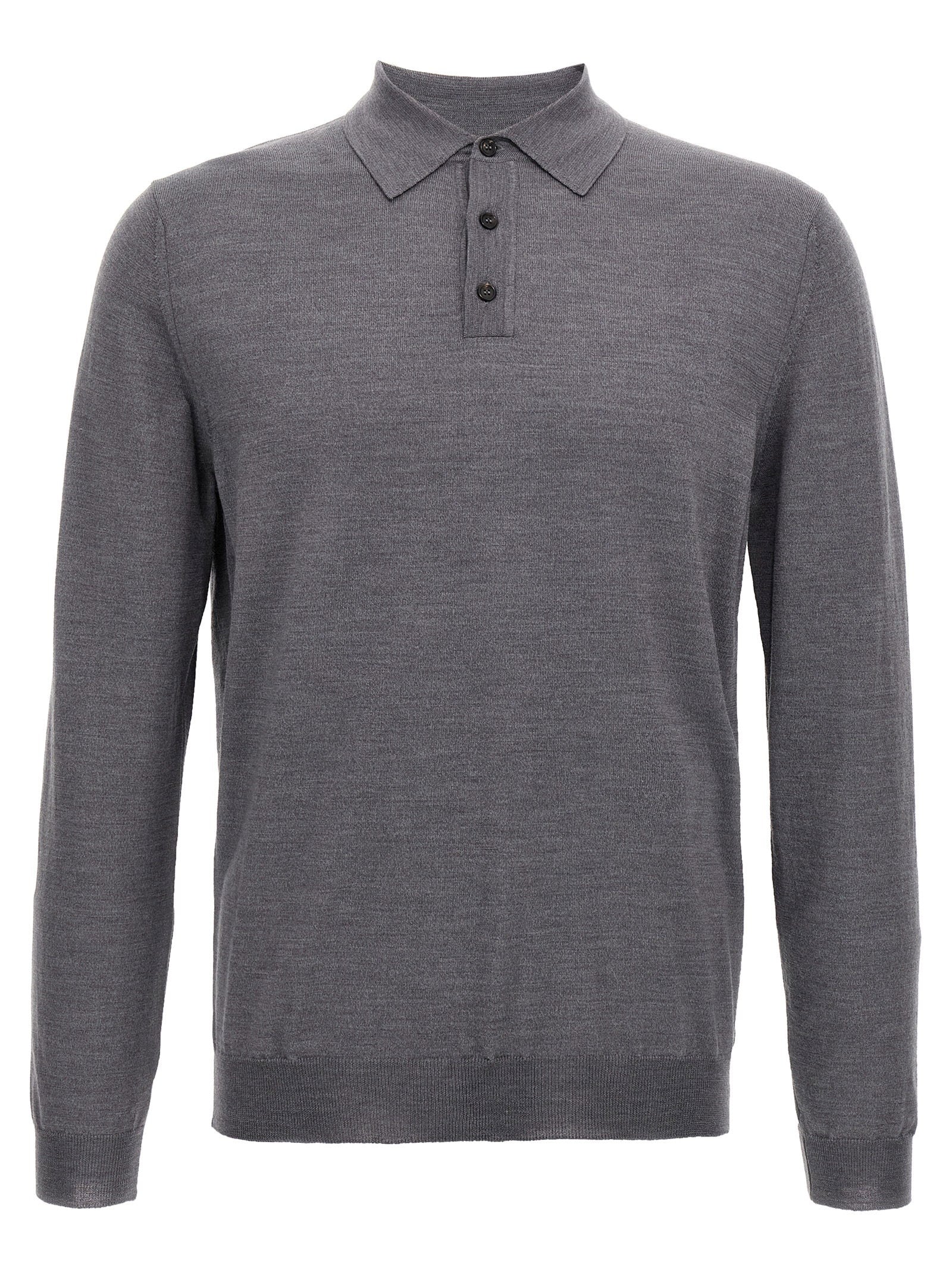 Virgin Wool Polo Shirt