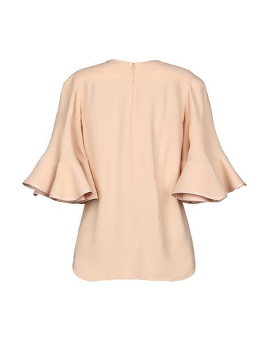 Chloé Woman Top Beige Size 10 Acetate, Viscose