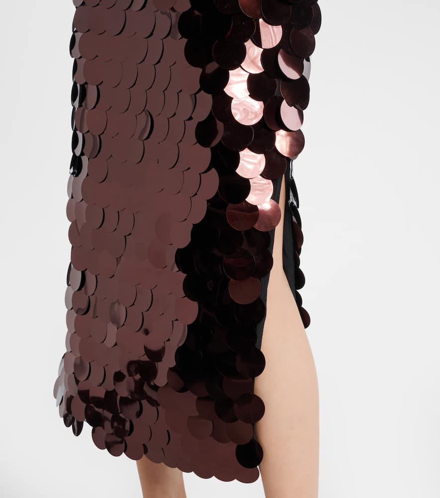 Sequined midi skirt