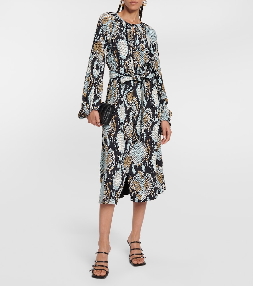 Proenza Schouler Printed jersey midi dress