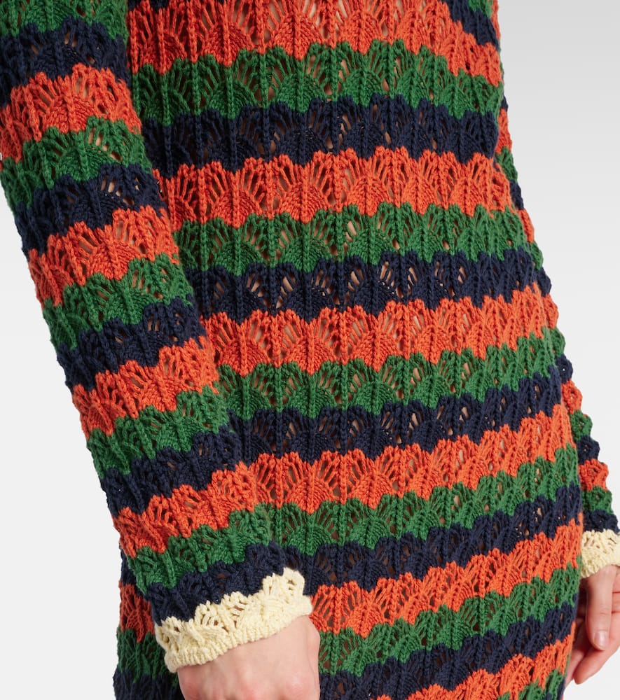 Perry crochet cotton polo dress