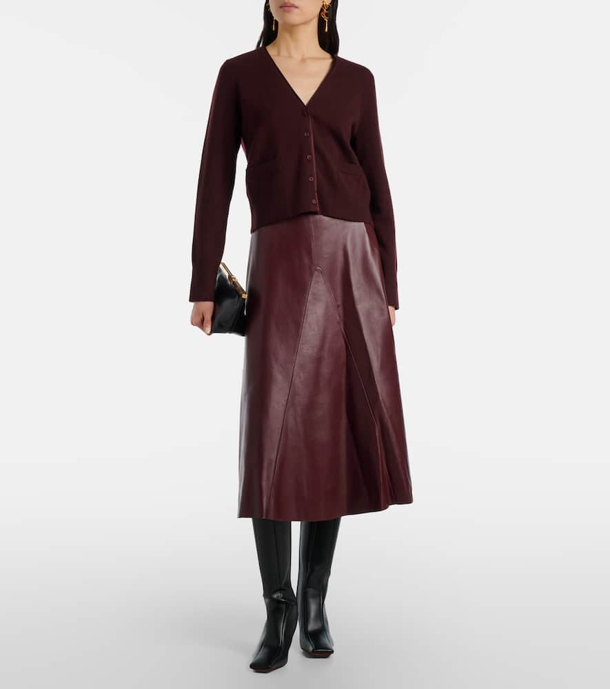 Wool and cashmere-blend cardigan
