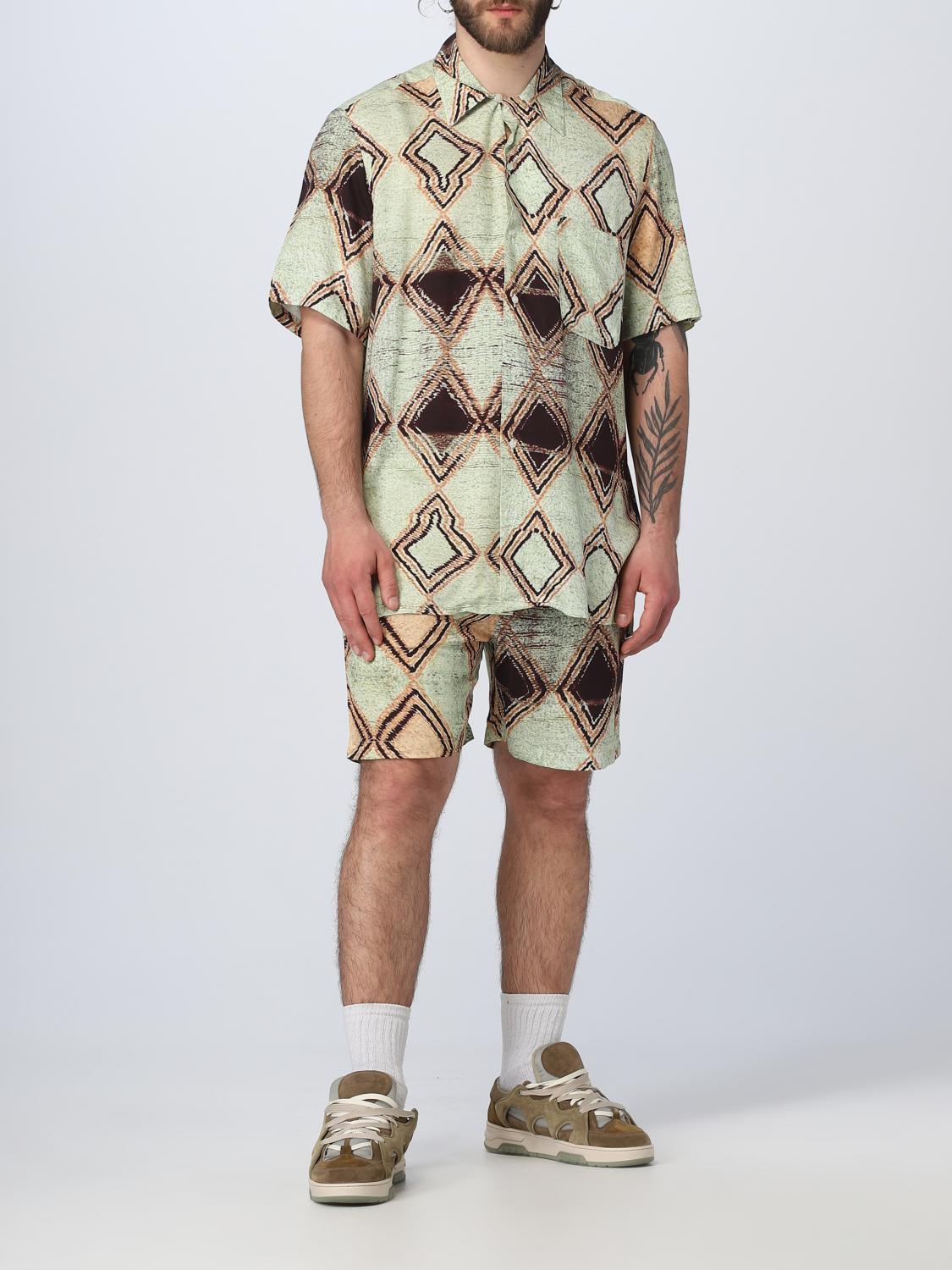 Shirt Men color Green