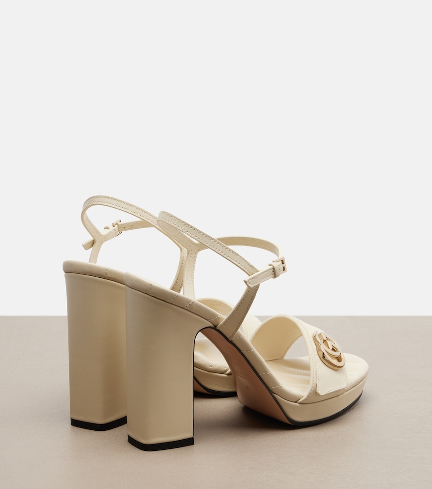 New Marmont GG leather sandals