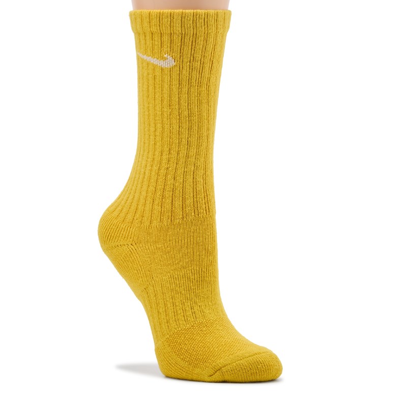 6 Pack Youth Medium Cushioned Crew Socks (Rainbow Assorted)