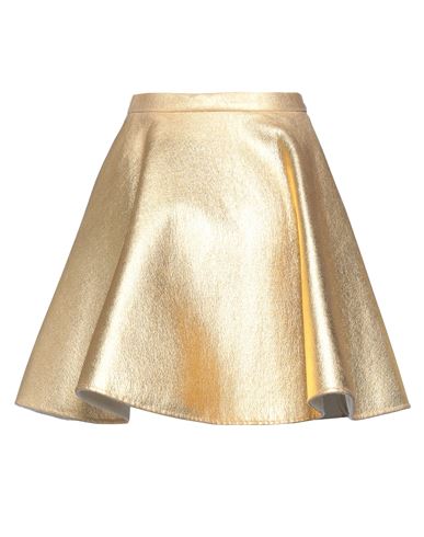 Woman Mini skirt Gold