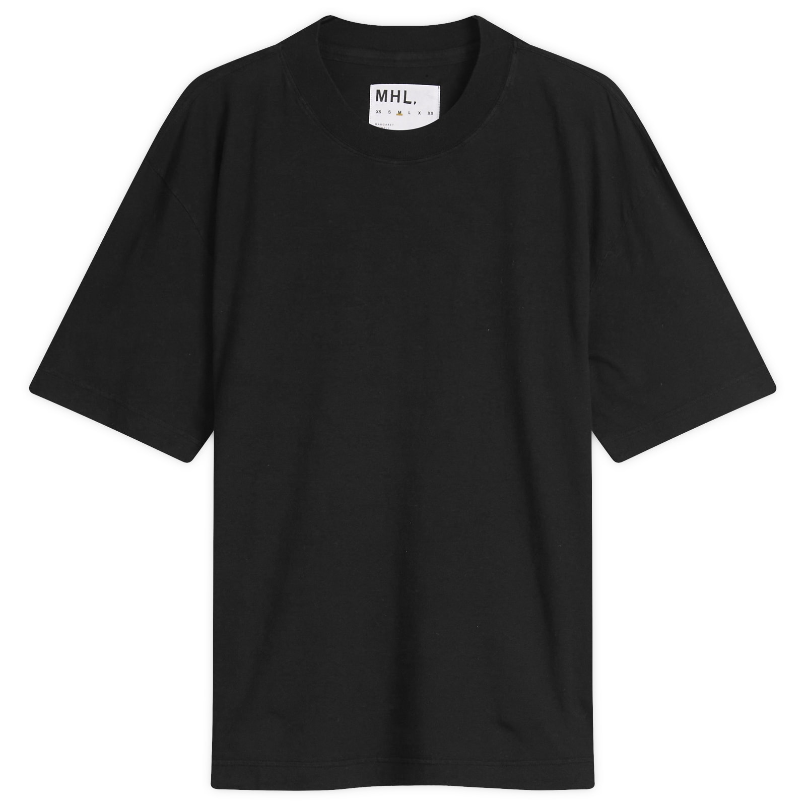 MHL by Margaret Howell Men's Simple T-Shirt in Black