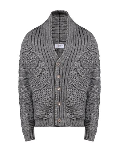 Anima Man Cardigan Grey Size S Acrylic, Alpaca wool, Wool