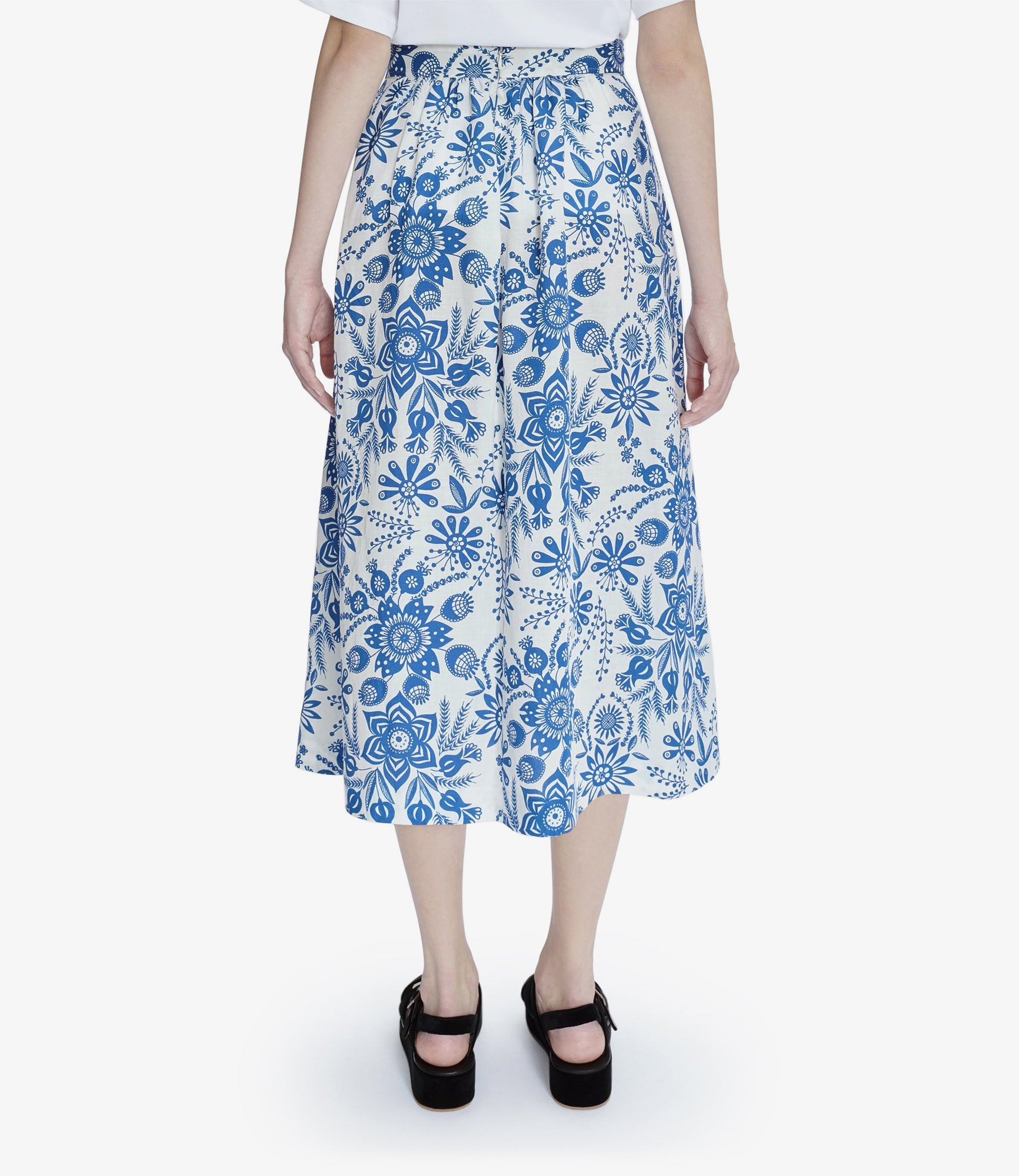 Long Ravenna skirt Blue