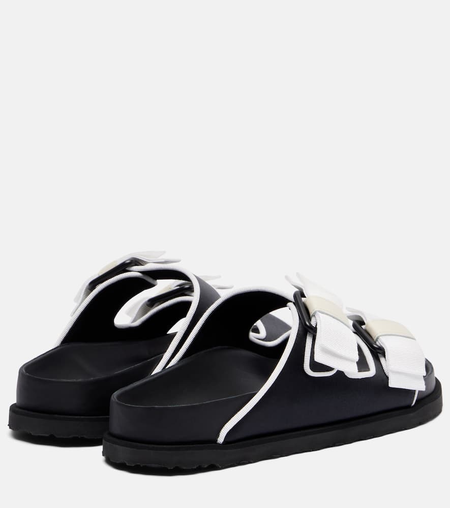 Arizona bow-detail satin sandals