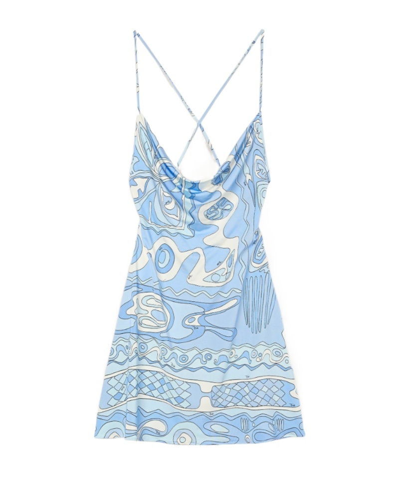 ANGOLI PRINT SHORT DRESS