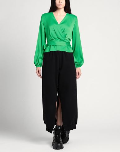 Woman Top Green Size 6 Polyester