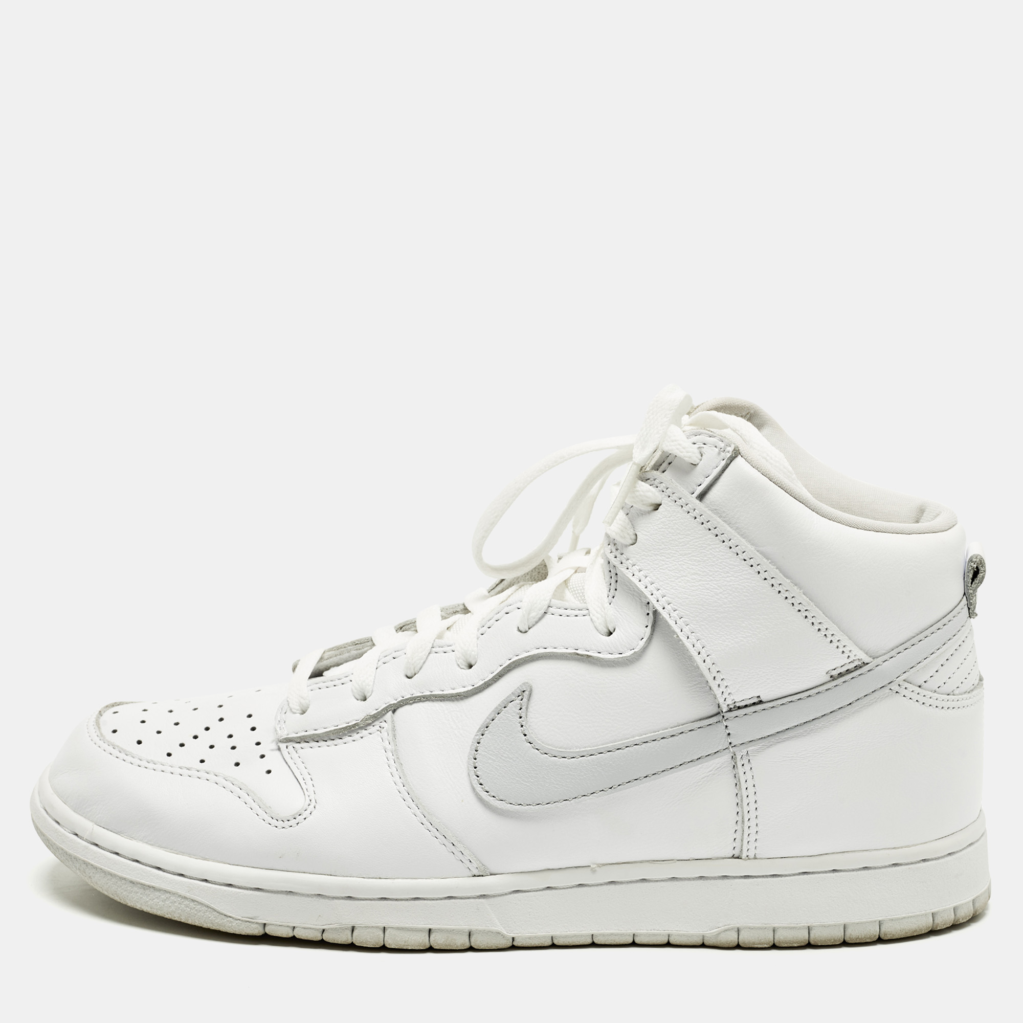 Nike Dunk High 45.5 Two Tone Leather High Top Sneaker
