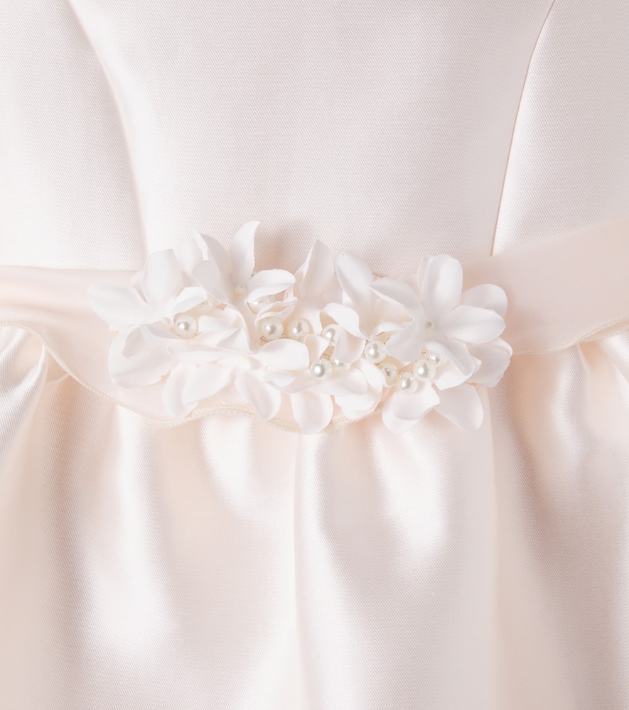Belted floral dress