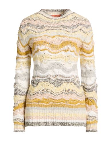 Woman Turtleneck Marigold Size 10 Wool, Cotton, Polyamide, Alpaca wool, Synthetic fibers