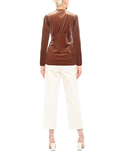 Woman Top Camel Size 8 Polyester, Elastane