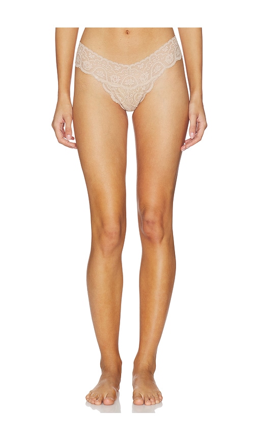 Commando Tulip Tanga Panty in Beige