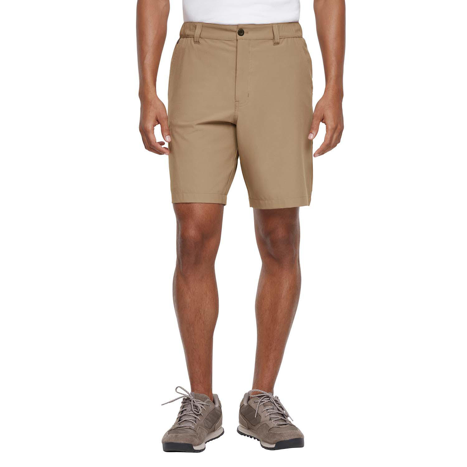 Flex Waist Tech Short Khaki S:- Khaki