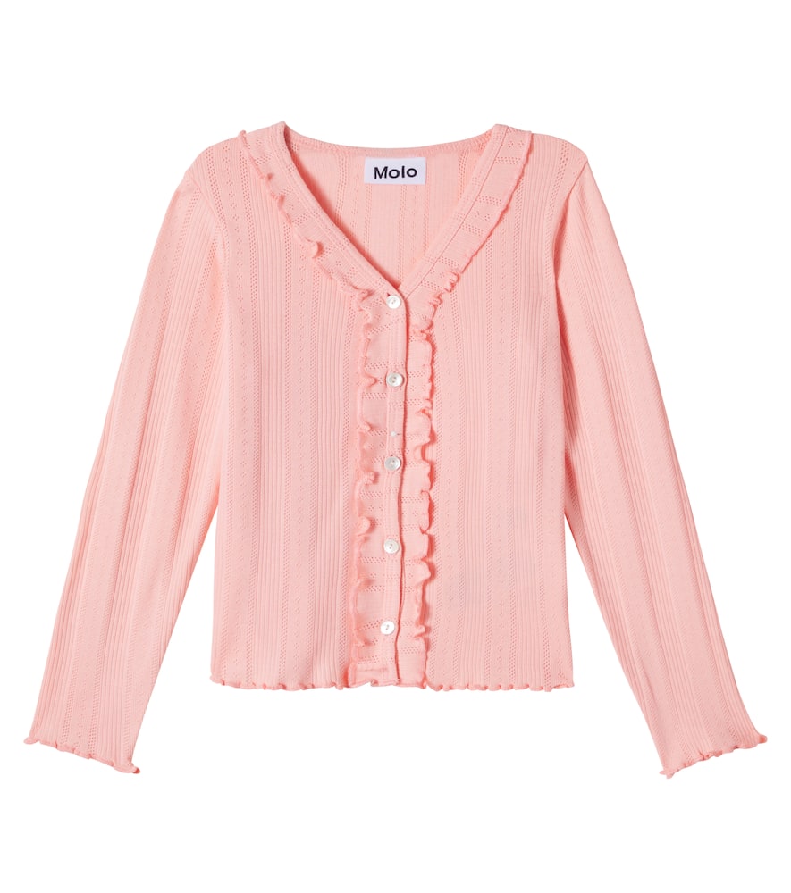Ramsi pointelle cotton blouse