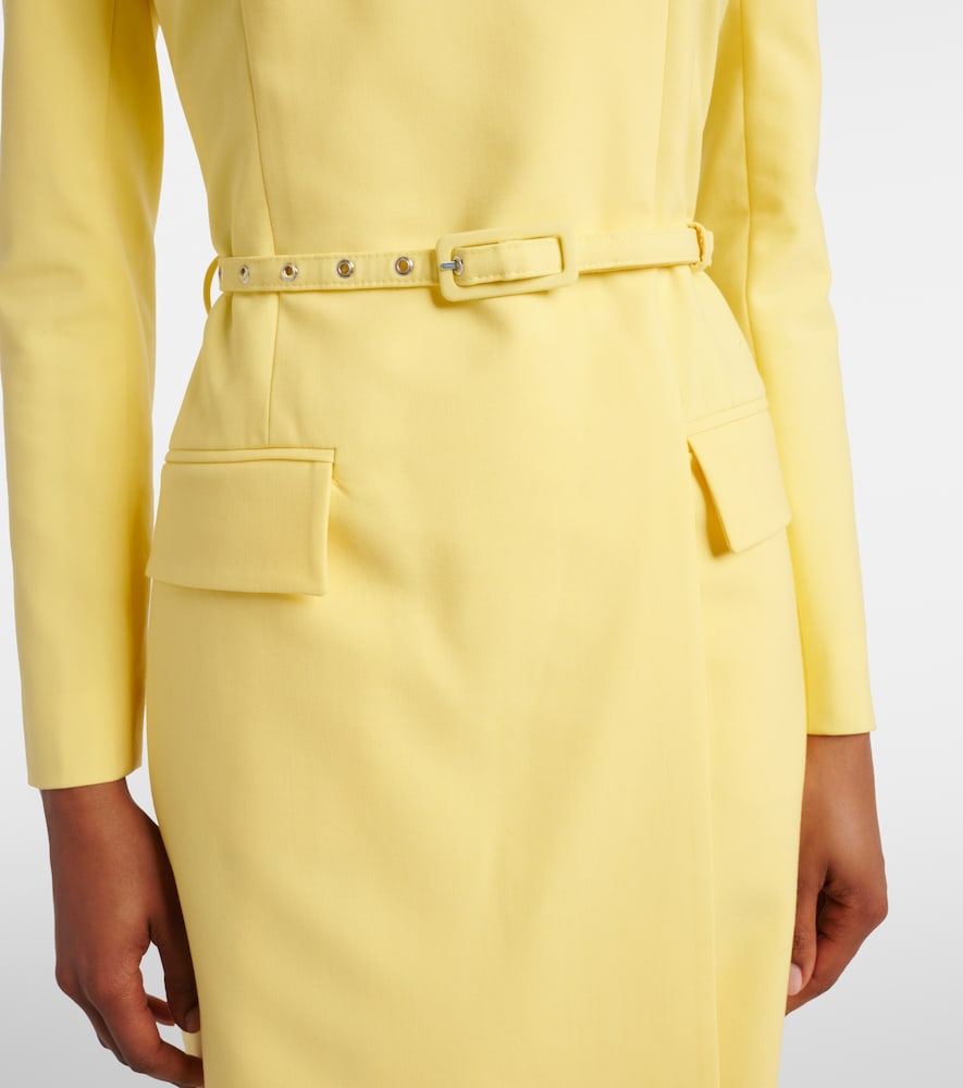 Kalonice crêpe midi dress