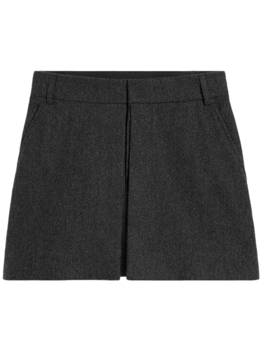 Panelled mini skirt - Grey