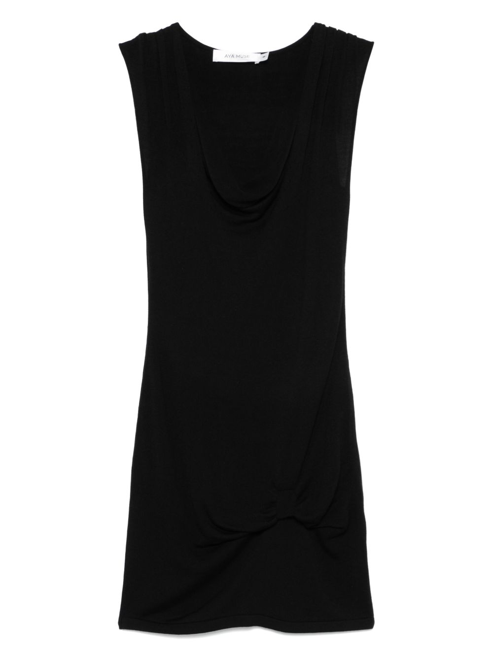 Aya Muse Navi short dress - Black