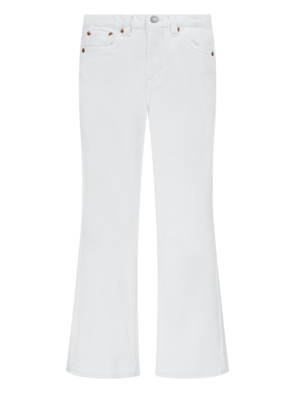 Levi's Kids logo-patch jeans - White