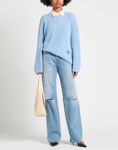 Woman Jeans Blue Size M Cotton