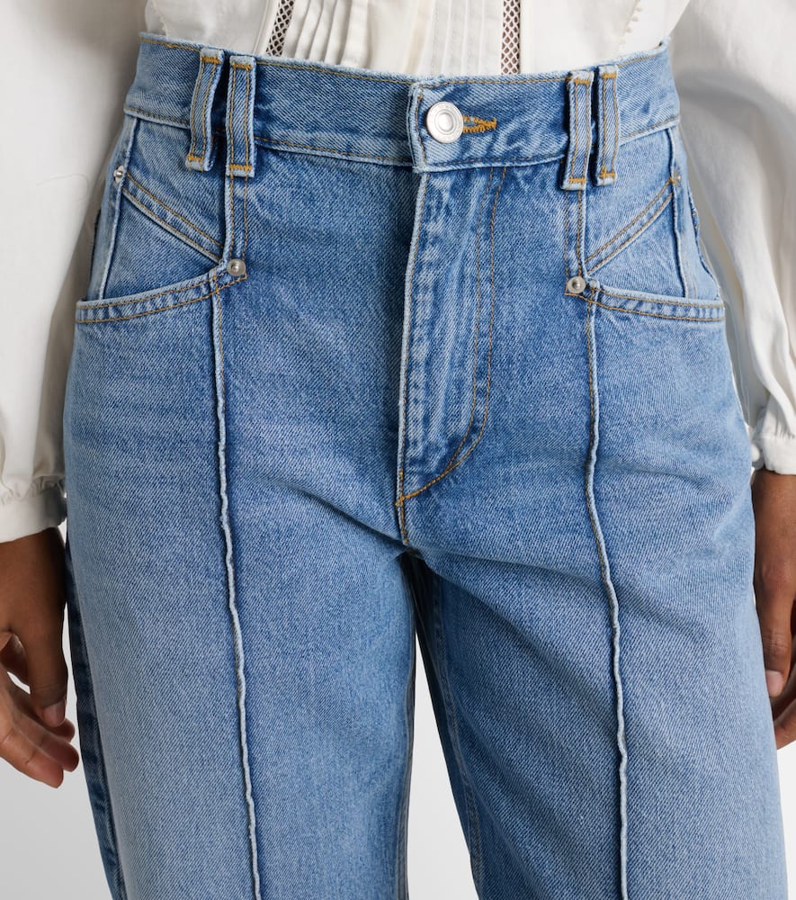 Drolane high-rise straight jeans