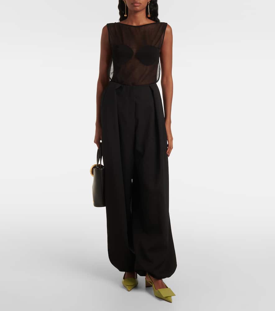 Platano sheer bodysuit