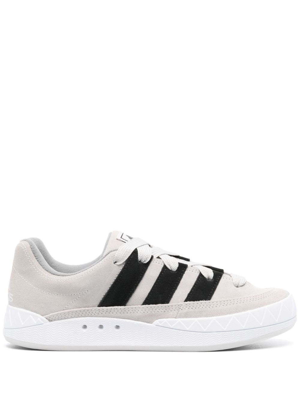Adimatic embroidered-logo sneakers - Grey