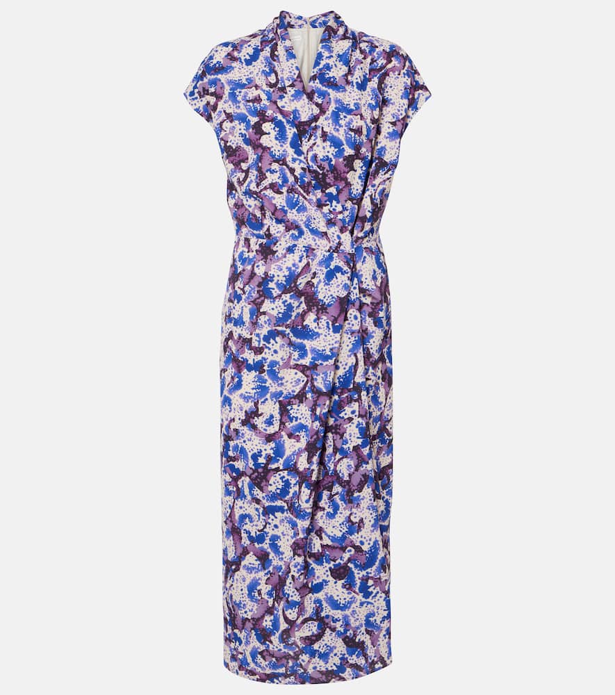 Printed midi dress