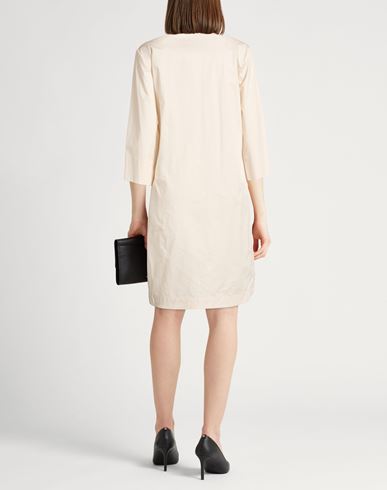 Woman Midi dress Cream Size 0 Cotton, Elastane