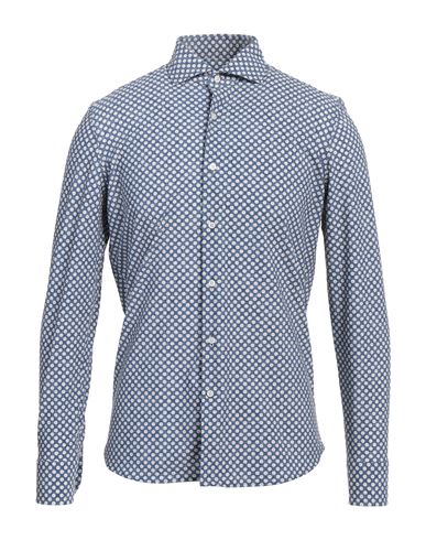 Man Shirt Navy Size 15 Polyamide, Elastane