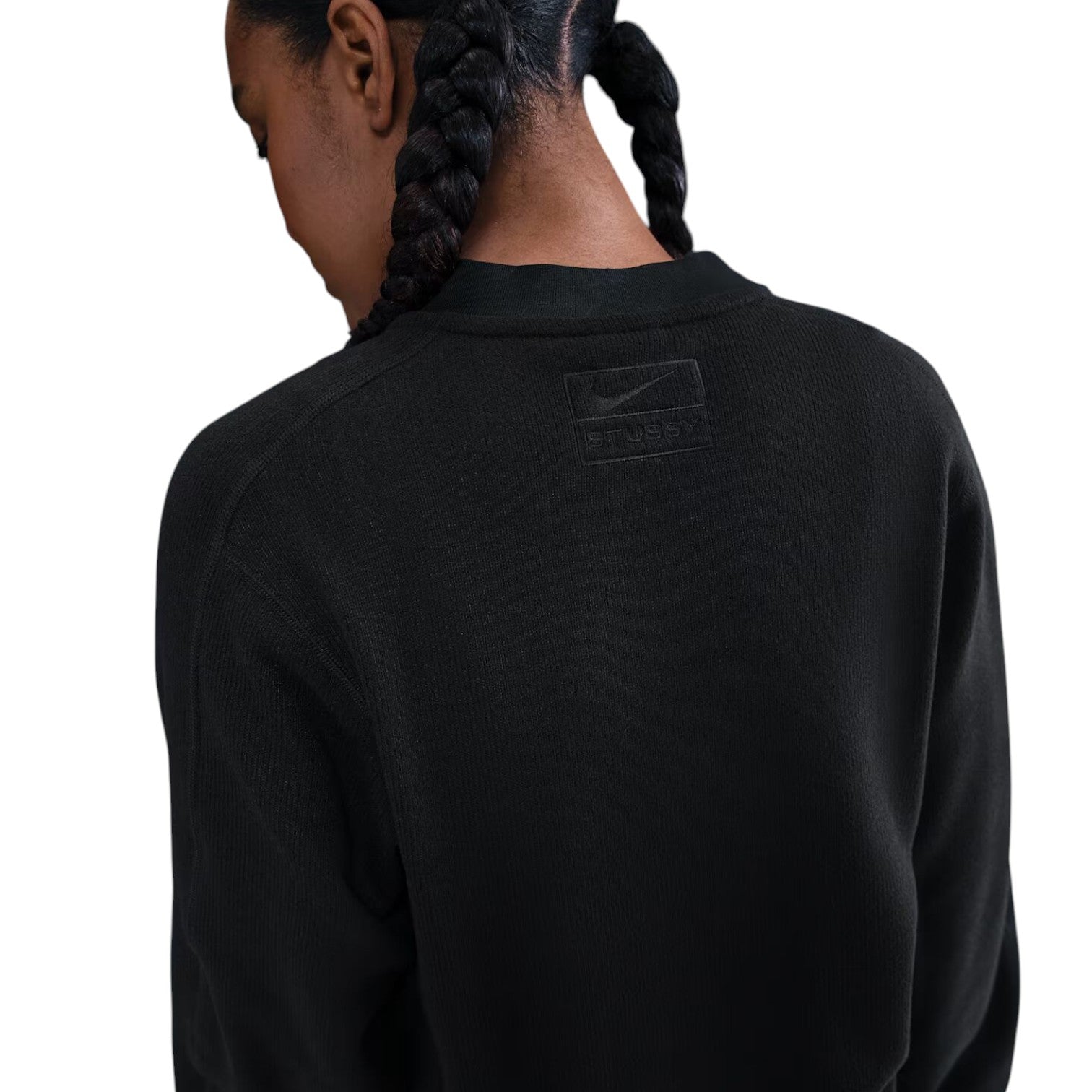 X Stussy Thermal Pullover Sweatshirt 'Black'