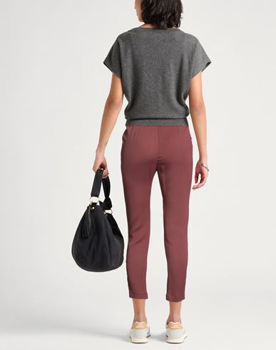 Woman Pants Brick Size 0 Acetate, Silk, Ecobrass